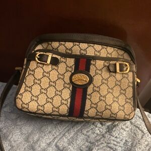 Gucci monogram vintage crossbody